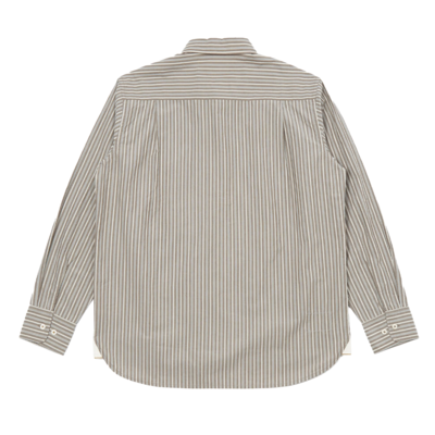 Big Pocket Shirt Shibuya Stripe Brown